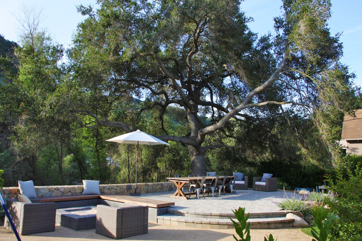 Backyard Harscape – Element Landscape Construction